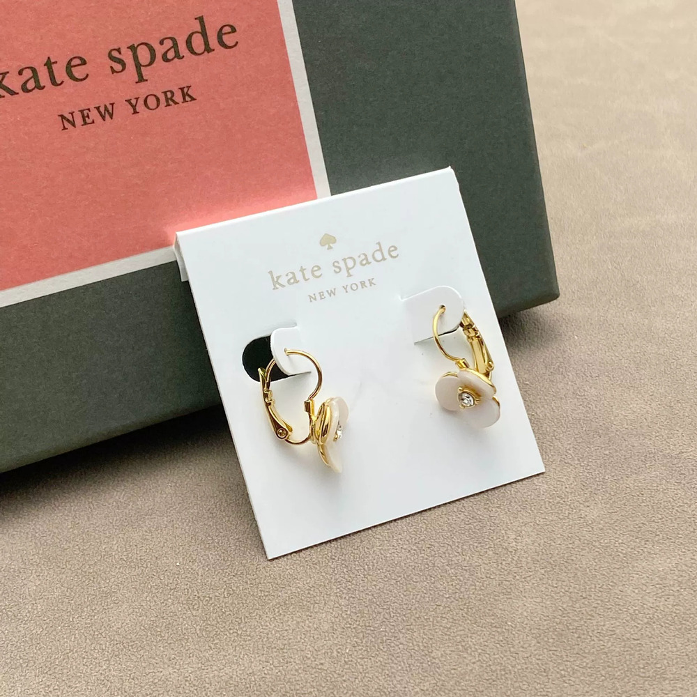 kate spade Natural Shell Inlaid Flower Ear Cuff Style